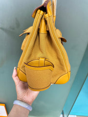 Birkin Cargo 35 Sesame Swift Leather and Canvas Multi-Pocket Bag