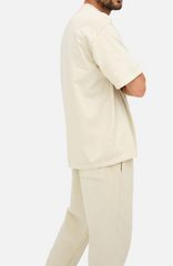 Herren-Bio-Baumwoll-T-Shirt, schwer, entspannte Passform