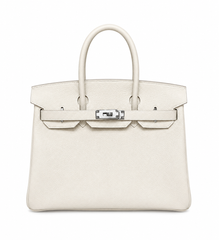 Birkin 30 Retourne in Craie Togo Leather (Palladium Hardware)