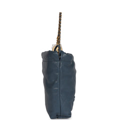 Chanel Mini 22 Bag Blue Caviar Gold Hardware