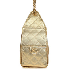 Chanel Small 25 Hobo Bag Metallic Gold Caviar Antique Gold Hardware
