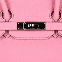 Birkin 35 Bag rare 5P Pink Togo Palladium Hardware