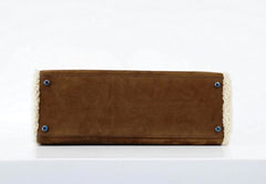 Kelly 35 Bag Rare Limited Edition Teddy Shearling Plush