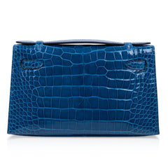Kelly Pochette Mykonos Alligator Gold Hardware