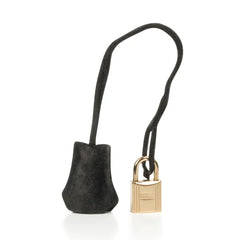 Birkin 30 Bag Doblis (Suede) Black Gold Hardware