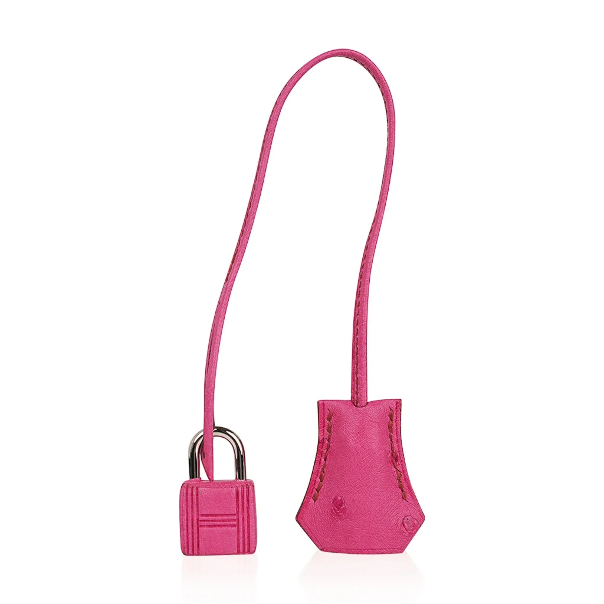 Birkin 35 Bag Fuchsia Ostrich Palladium Hardware