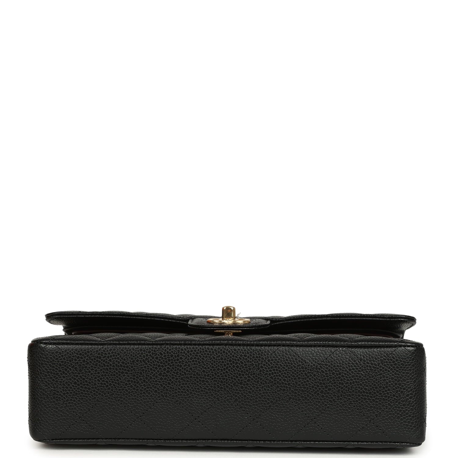 Chanel Medium Classic Double Flap Bag Black Caviar Gold Hardware