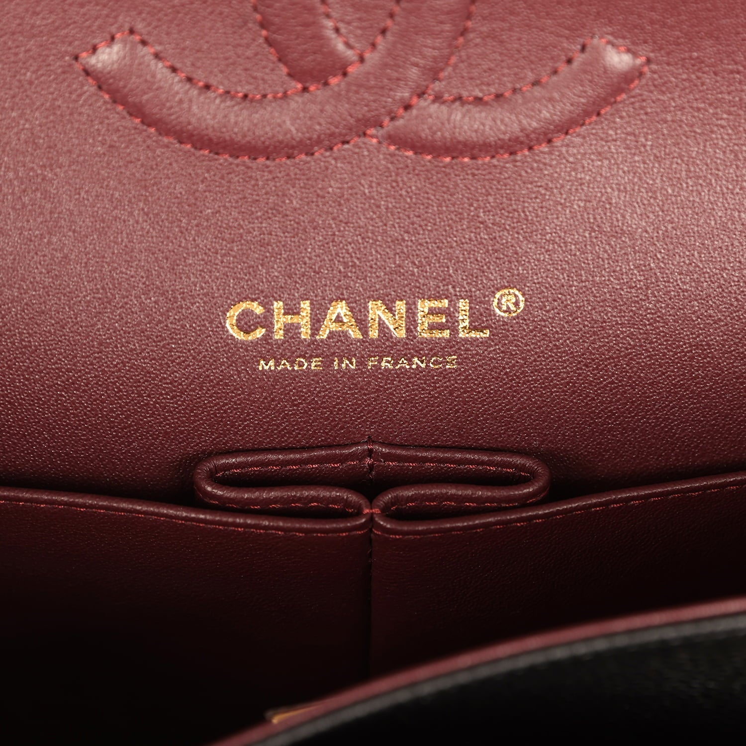 Chanel Medium Classic Double Flap Bag Black Caviar Gold Hardware