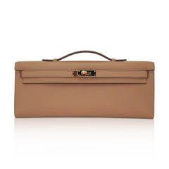 Limited Edition Kelly Cut Bag Biscuit with Gold Hardware