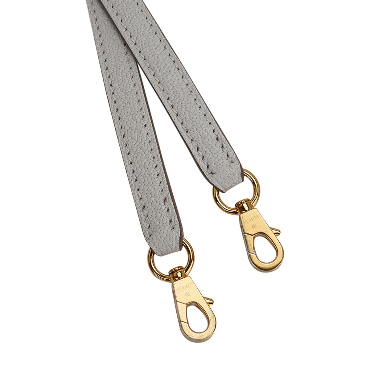 Mini Kelly 20 Bag Sellier Mushroom Chevre with Gold Hardware