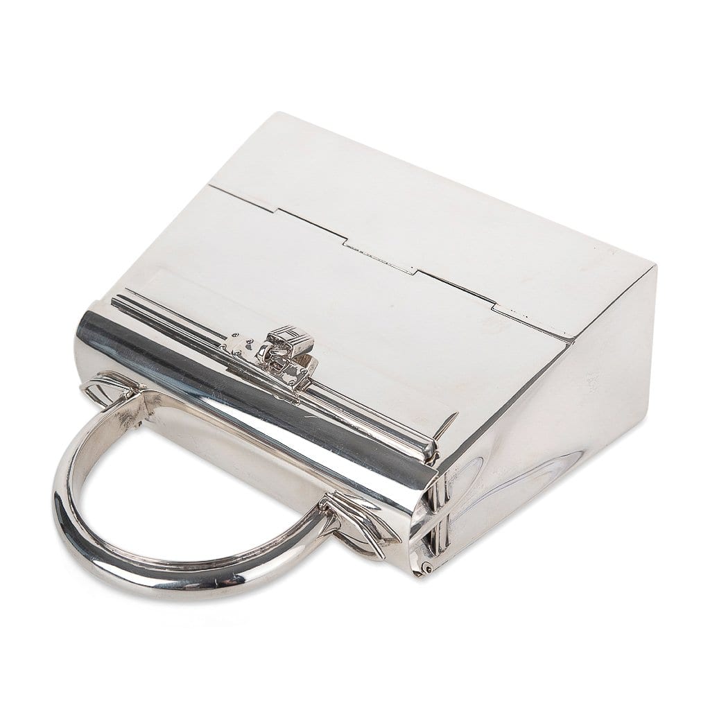 Kelly 15 Bag Sterling Silver Vintage Limited Edition Chaine D’Ancre Strap